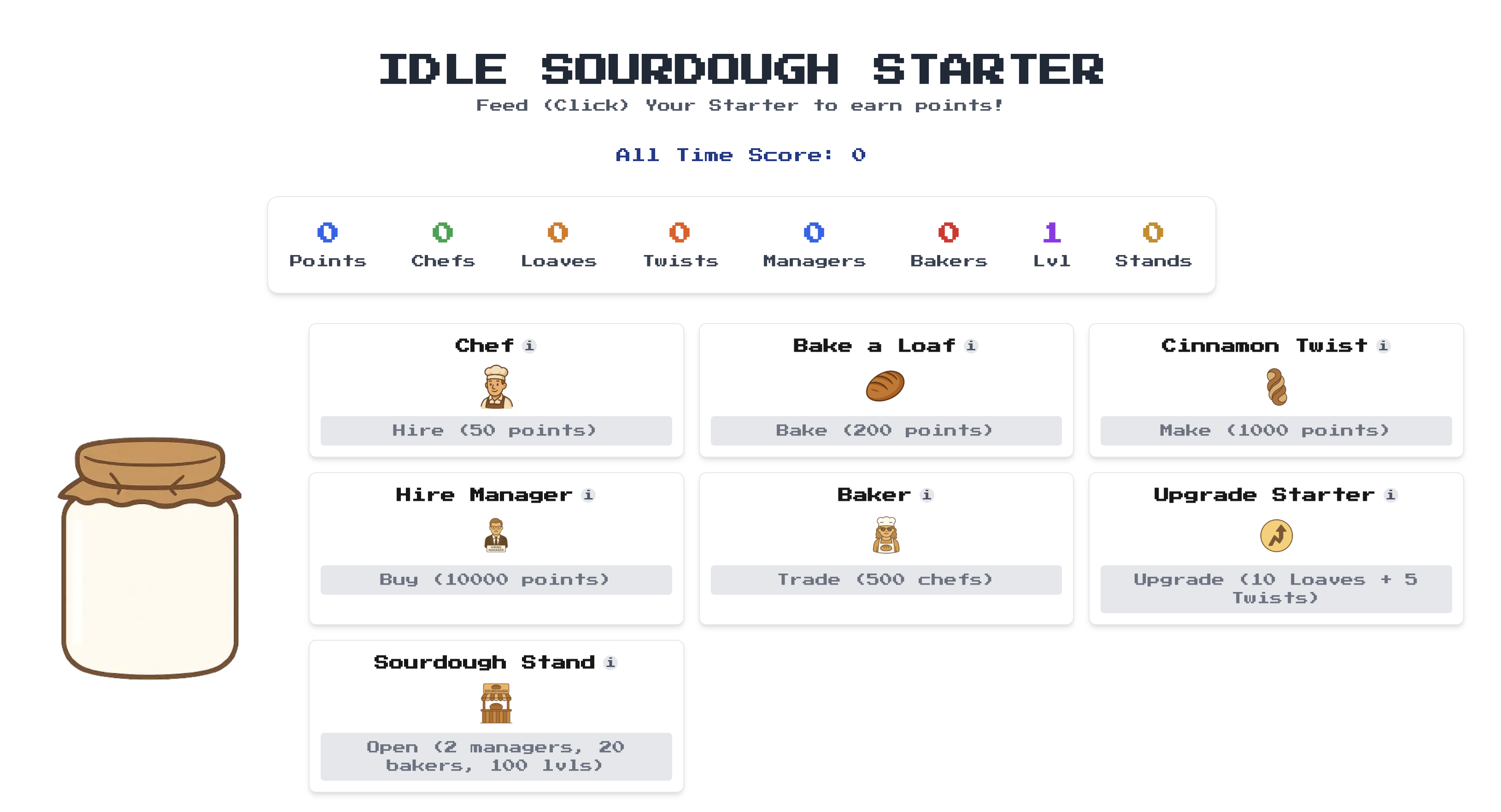 Idle Sourdough Starter Image